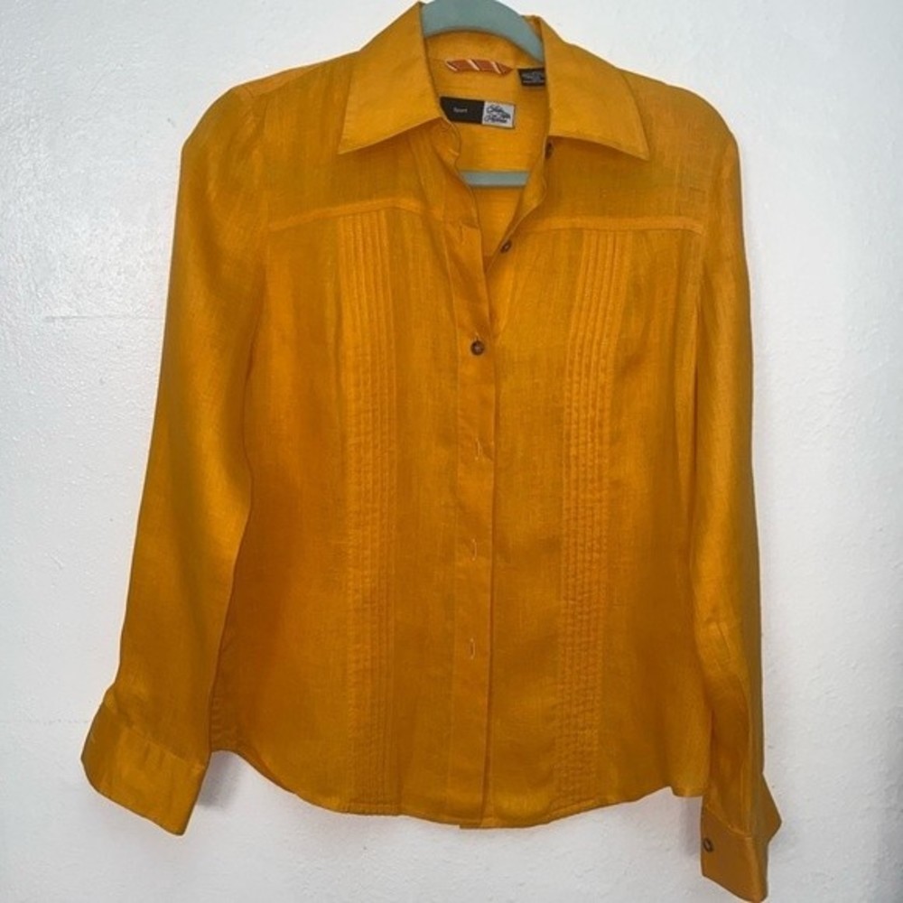 Saks Fifth Avenue Button down long sleeve Top
